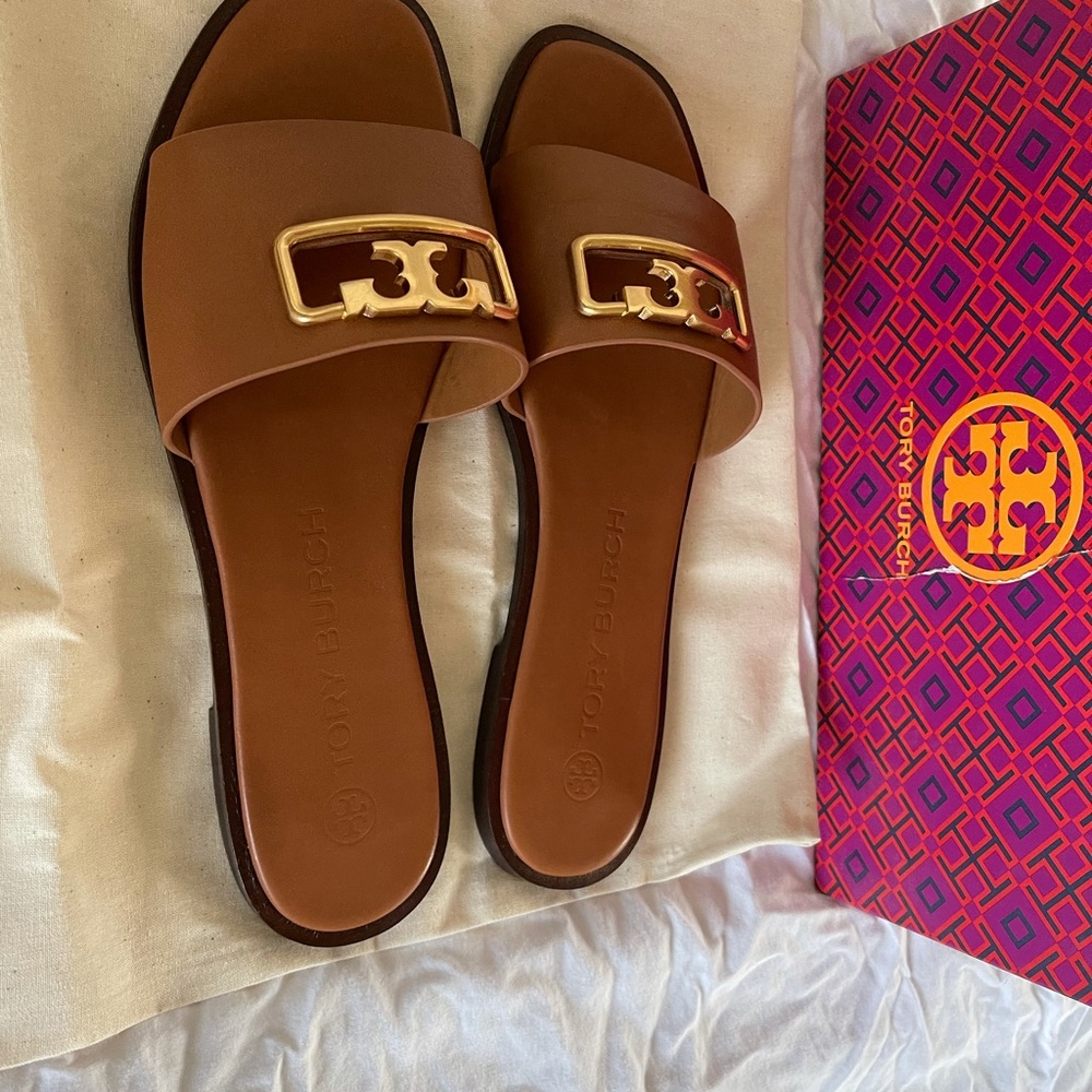 NEW!  Tory Burch selby slides